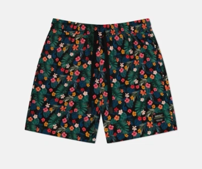 Pantalones Cortos WeSC Zack Bañador Para Hombre Monstera Flores Tejidos Austin Talla M/L Foto 1 de 4