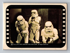 1977 Star Wars Trading Card Sticker #30 Stormtroopers