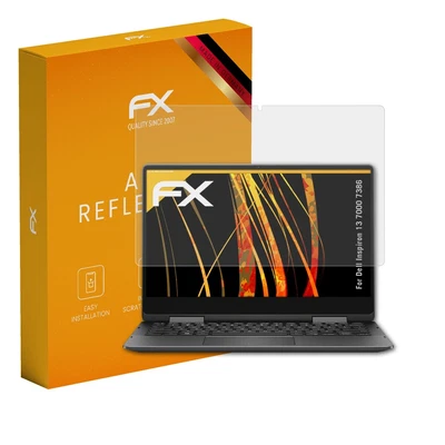 atFoliX 2x Screen Protection Film for Dell Inspiron 13 7000 7386 matt&shockproof - Image 1 of 4