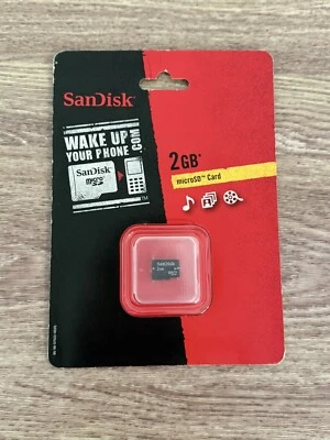 Sandisk Micro Secure Digital Card 2gb (SDSDQ-0-02G-A11M) New in Package - Image 1 of 2