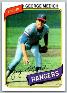 1980 Topps George Medich Texas Rangers #336
