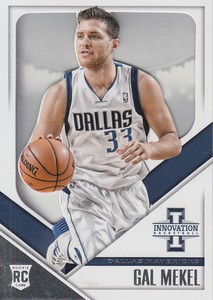 2013-14 Innovation Dallas Mavericks Basketball Card #78 Gal Mekel RC /199