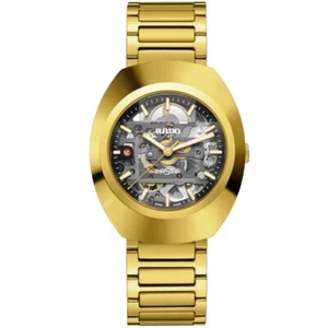 Rado DiaStar Original Skeleton 38mm Yellow-Gold Men's Watch R12164153 - Picture 1 of 4