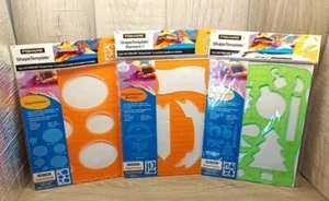 Fiskars Form Vorlage Menge 3 -- Oval 1, Banner 1, Weihnachten Neu Kostenloser Versand - Bild 1 von 7