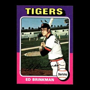 Ed Brinkman 1975 Topps Detroit Tigers #439 GM R305