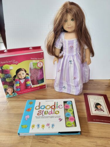 American Girl Doll W/Original Clothes, Craft Book, Play Book & A Doodle Book