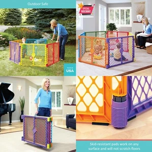 The new 6 Panel with Portable, Design Multi-Color Playard, Free shipping - Picture 1 of 1