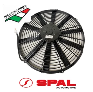 Spal Elec Thermo Fan 16" Puller Straight Blade 1469 CFM SPEF3509 VA18 AP51/C 41A - Picture 1 of 3