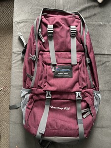outdoor adventure mountaintop backpack