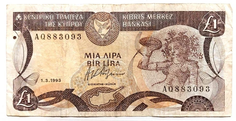 Cyprus 1 Pound 1993 Cover