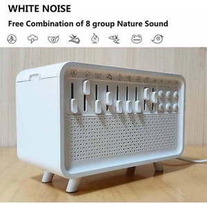White Noise Sleeping Machine With Diffuser Sound Wireless Speaker & Night Light - Picture 1 of 9