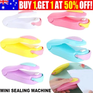 Mini Plastic Bag Sealer Heat Sealing Machine Handheld Portable Seal Packing - Picture 1 of 18