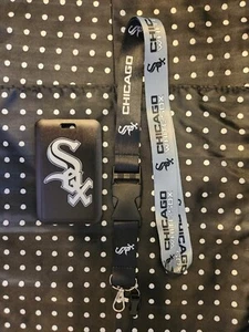 Chicago White Sox MLB Lanyard Keychain & ID Holder - Picture 1 of 2