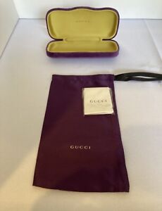  Gucci glasses case -  hard shell- Case-cloth & pouch 