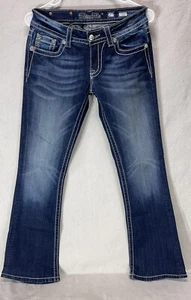 MISS ME Jeans Women's Size 30 JP5910B Boot Embroidered Pockets A5 - Picture 1 of 3