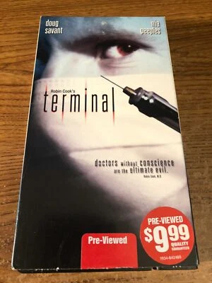Terminal Robin Cook VHS VCR Video Tape Movie  Doug Savant Used - Image 1 of 4