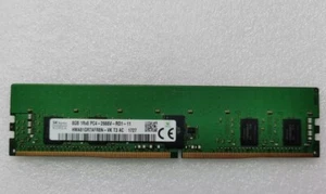 Servidor SK Hynix 8 GB DDR4 2666 RDIMM RAM 1Rx8 PC4-21300 HMA81GR7AFR8N-VK 288 pines - Imagen 1 de 1