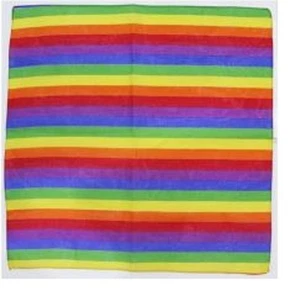 Rainbow Pride Bandana mehrfarbig Bandana Kopfbedeckung Haarband Schal Halsmaske UK - Bild 1 von 1