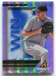 2013 Pinnacle Clear Vision Pitching Win 16 Chris Sale