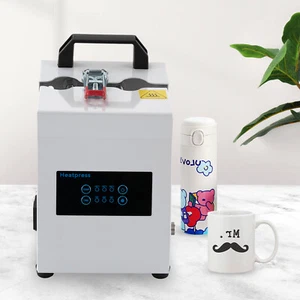 Mini Tassenpresse Maschine Tumbler Heizung Press Mugpresse Becherpresse 300W - Bild 1 von 24