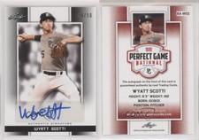 2019 Leaf Perfect Game National Showcase Black /50 Wyatt Scotti #BA-WS2 Auto