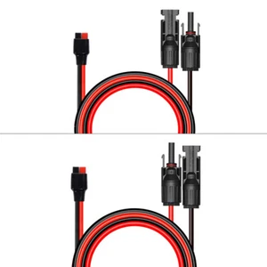 10 AWG Solar Panel Cable Compatible with Anderson Powerpole to Solar Connector - Picture 1 of 7