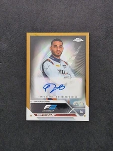 2023 Topps Chrome F1 Roy Nissany True Gold Autograph Refractor 40/50 #CAC-RN - Picture 1 of 2