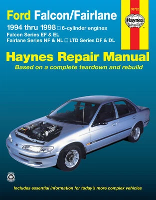 Ford Falcon EF, EL/Fairlane NF, NL/LTD DF, DL 1994-1998 Haynes Workshop Manual - image 1 of 3