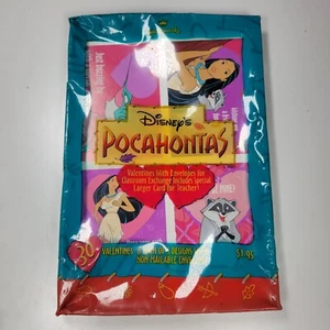 Vintage Hallmark Disney Pocahontas Valentines Cards w/ Envelopes 30-Pack NEW - Picture 1 of 6