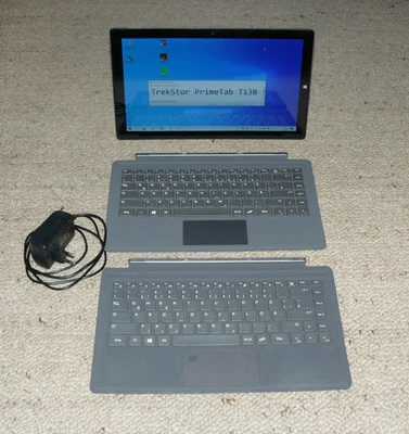 TrekStor Primetab T13B Tablet-PC 13,3" Full-HD N3350 4 GB RAM 64+14GB SSD Win10 - Bild 1 von 4
