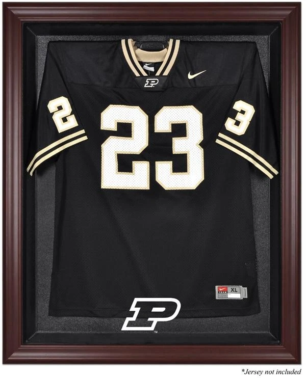 Boilermakers Mahogany Framed Logo Jersey Display Case - Image 1 of 1