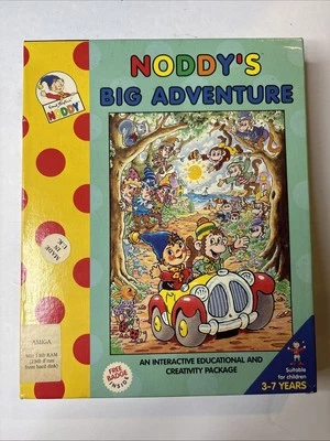 Noddys Big Adventure Amiga 1992.  Button And Map Included - Image 1 of 4