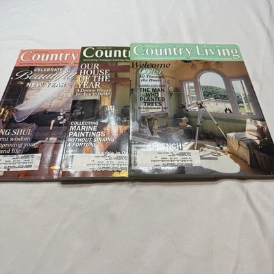 January,February,March 1997 Country Living Magazines  - Image 1 of 4