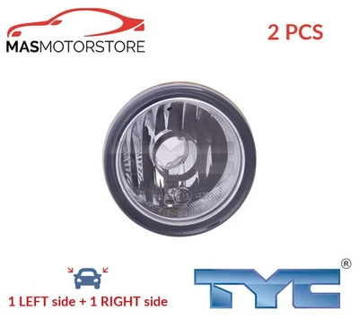 FOG LIGHT LAMP PAIR TYC 19-0836-01-9 2PCS I NEW OE REPLACEMENT - Image 1 of 4