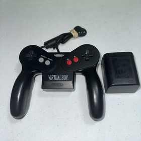 Nintendo 3D Virtual Boy game CONTROLLER Pad VB with AA BATTERY PACK Clean