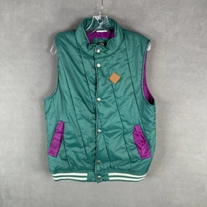 VOLCOM Unisex Puffer Vest Large Insulated A1831300 Y2K Inter Vest Logo - Picture 1 of 12