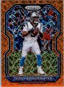2020 Panini Prizm Prizms Orange Lazer Football Card Pick (Inserts)