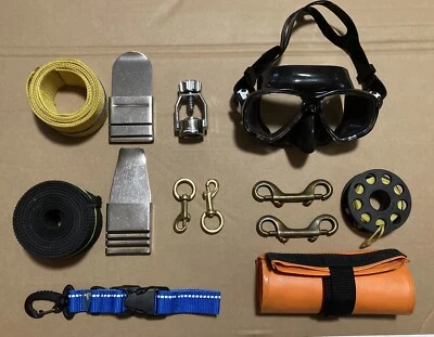 Scuba Miscellaneous Accessories, Din To Yoke, Mask, Buoy Signal, Buckles - Image 1 of 2