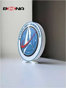 Decorative self standing STAR TREK STAR FLEET COMMAND  logo display - Picture 1 of 3