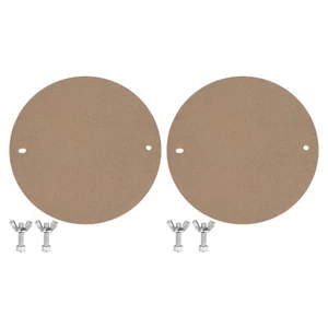 2 Pack 14" Pottery Wheel Bats 1/3" Thick Round Pottery Bat System Pre Pin Holes - Picture 1 of 8