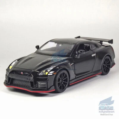 1:32 Nissan GTR R35 Nismo Model Car Diecast Toy Vehicle Kids Collection Black - Image 1 of 4
