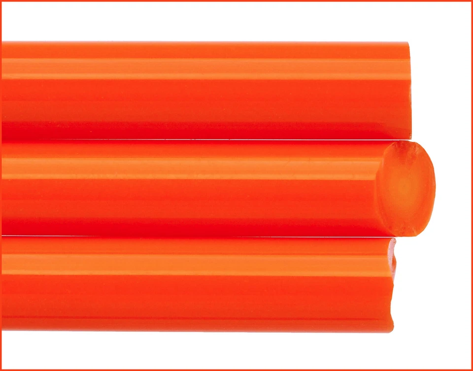Orange (5/6mm) Spezial Glasstäbe z. Perlenmachen - Effetre S422