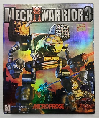 Mech Warrior 3, Big Box PC, 1993, US Retail New & Sealed Little Damage As Shown - Image 1 of 4