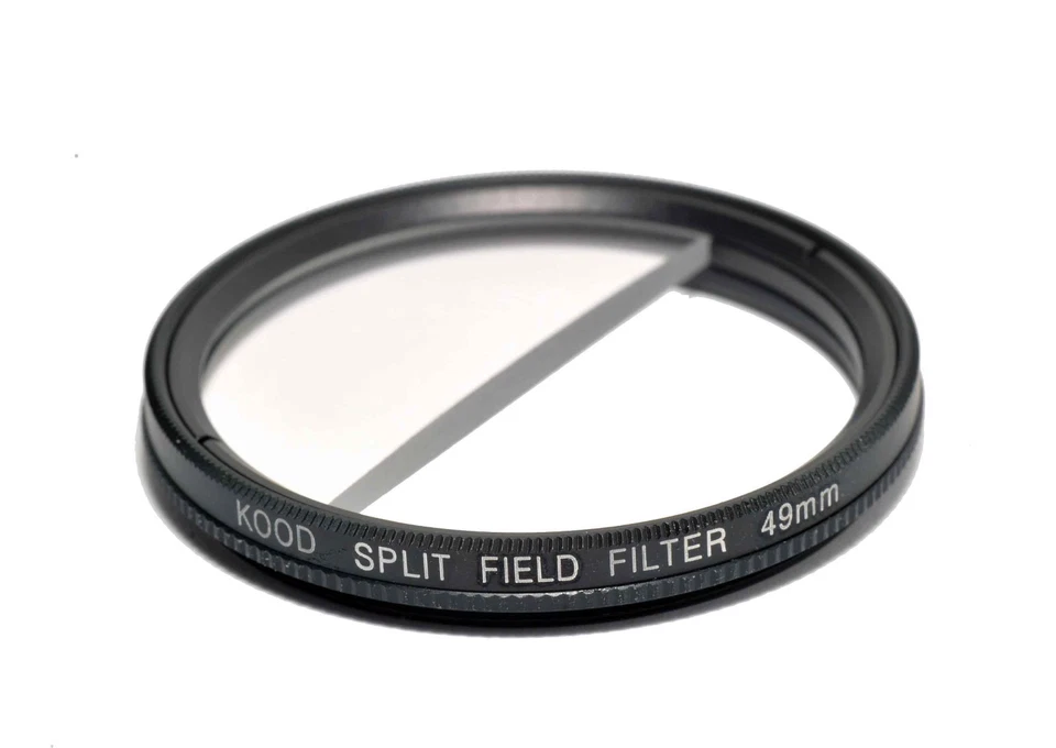 Split Field Filter +2 Diopter 49mm in Slim Rotating Ring Split-Field 49mm Filter - Image 1 of 1