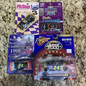 Jeff Gordon & Dale Earnhardt Die Cast Car Lot - 4 Total Cars - Winner’s Circle - Picture 1 of 12