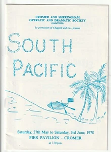 Cromer Pier Theatre Programme June 1978 "South Pacific" - Picture 1 of 1