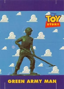 1995 SKYBOX TOY STORY BASE POP-OUT CARD #71 GREEN ARMY MAN  (DISNEY) - Picture 1 of 2