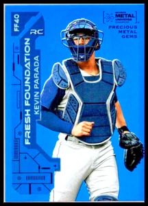 2023 Metal Universe Champions Precious Metal Gems Blue #71 Kevin Parada Mets /50 - Picture 1 of 2