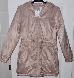 BNWT NEXT Girls Pale Pink Shower Resistant Coat RRP £36
