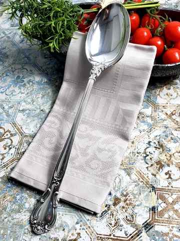 GORHAM CHANTILLY Sterling Silver Flatware Long Serving Basting Spoon Mixing Soup Cover